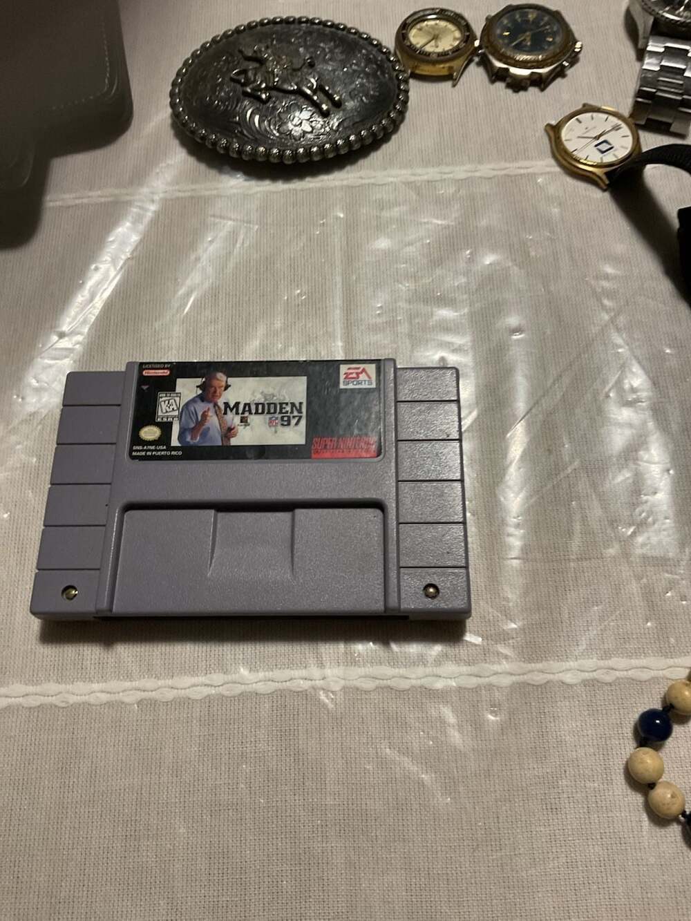 Madden NFL 97 Super Nintendo (SNES) Game Cartridge